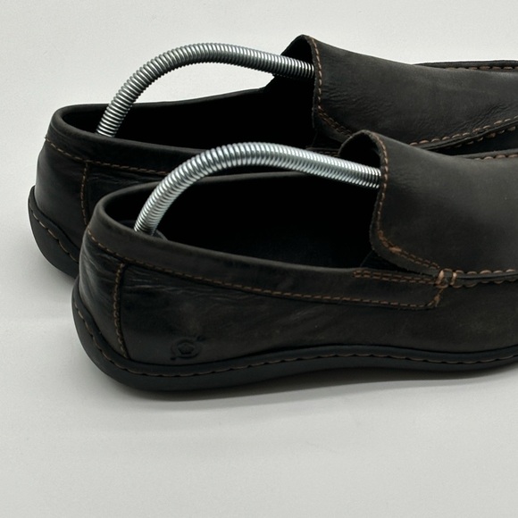Mens Born Black Leather Shoes Loafers Slip-On Moccasin Moc Toe Size‎ 8.5 M main image 13